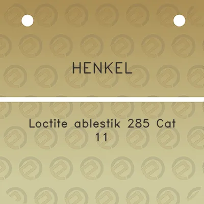 henkel-loctite-ablestik-285-cat-11