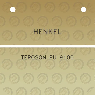 henkel-teroson-pu-9100