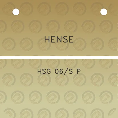 hense-hsg-06s-p