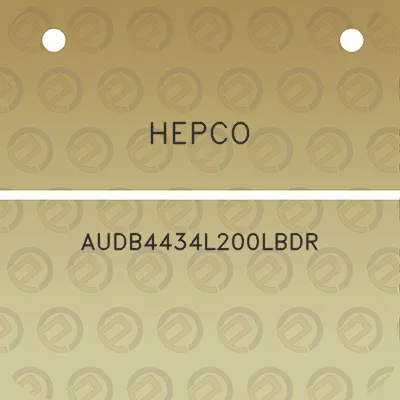 hepco-audb4434l200lbdr