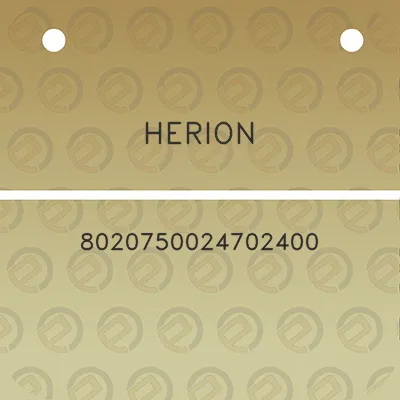 herion-8020750024702400