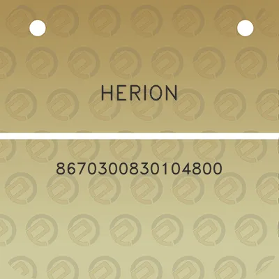 herion-8670300830104800