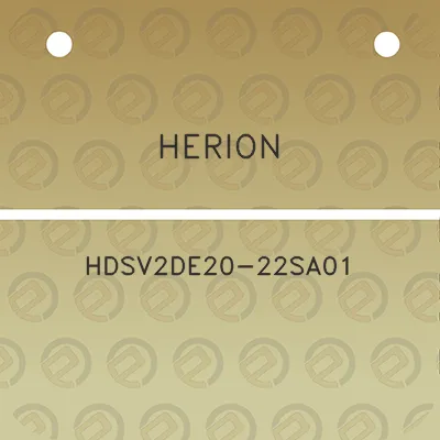 herion-hdsv2de20-22sa01