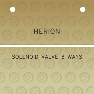 herion-solenoid-valve-3-ways