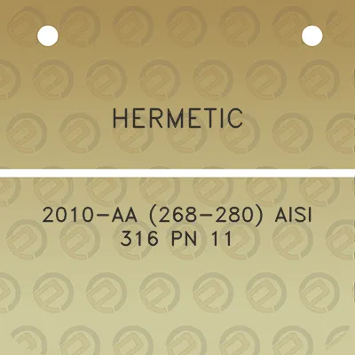 hermetic-2010-aa-268-280-aisi-316-pn-11