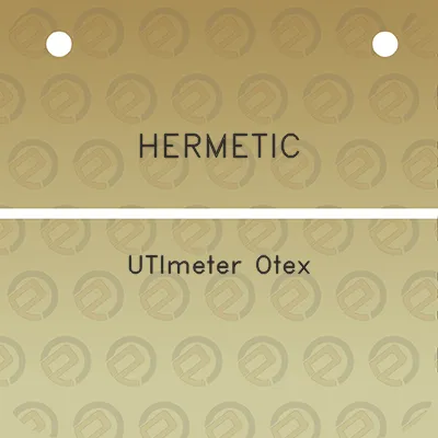 hermetic-utimeter-otex