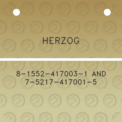 herzog-8-1552-417003-1-and-7-5217-417001-5