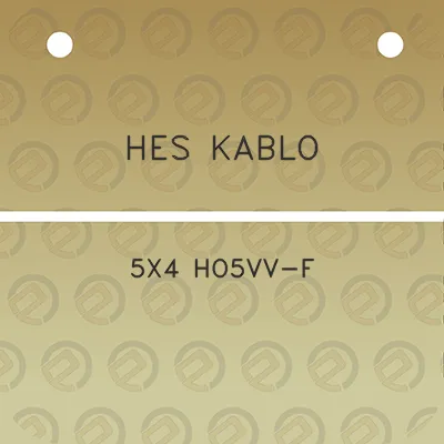 hes-kablo-5x4-ho5vv-f