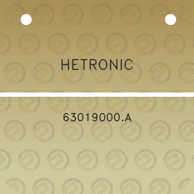 hetronic-63019000a