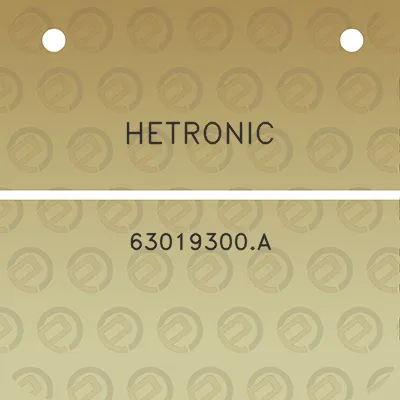 hetronic-63019300a