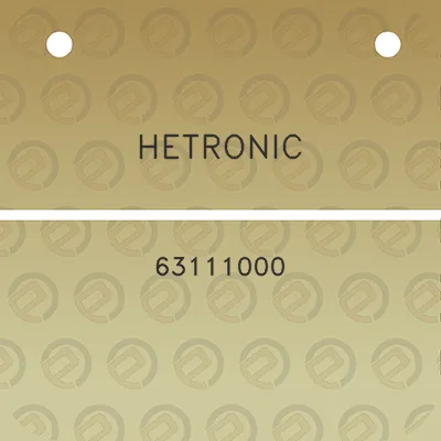 hetronic-63111000