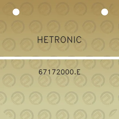 hetronic-67172000e