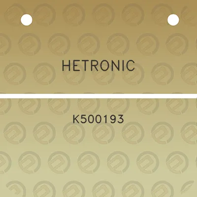 hetronic-k500193