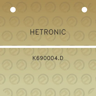 hetronic-k690004d