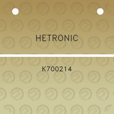 hetronic-k700214