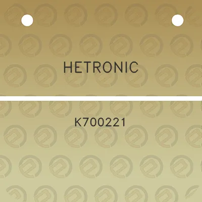 hetronic-k700221