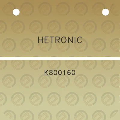 hetronic-k800160