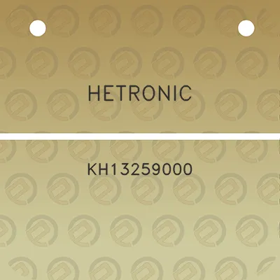 hetronic-kh13259000