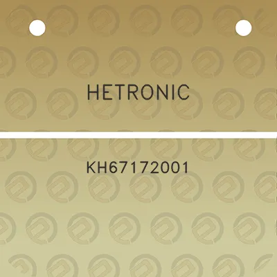 hetronic-kh67172001