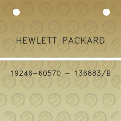 hewlett-packard-19246-60570-136883b