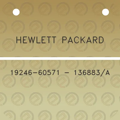 hewlett-packard-19246-60571-136883a