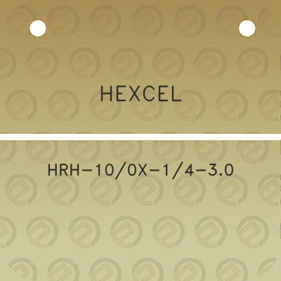 hexcel-hrh-100x-14-30