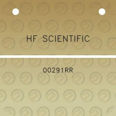 hf-scientific-00291rr