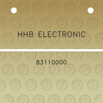 hhb-electronic-83110000