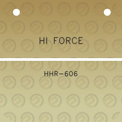 hi-force-hhr-606