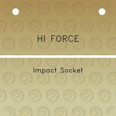 hi-force-impact-socket