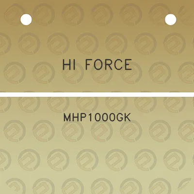 hi-force-mhp1000gk