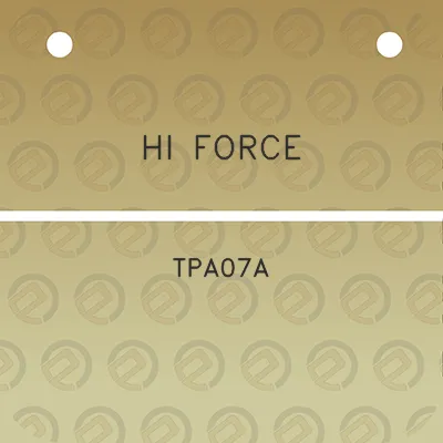 hi-force-tpa07a