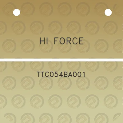 hi-force-ttc054ba001