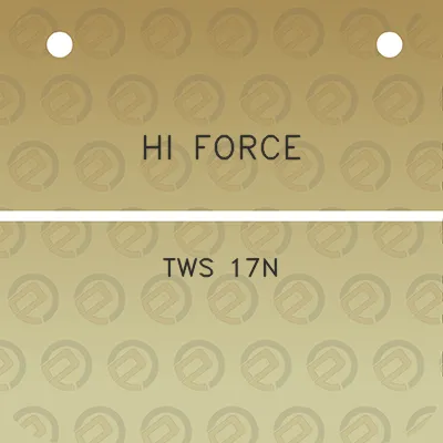 hi-force-tws-17n