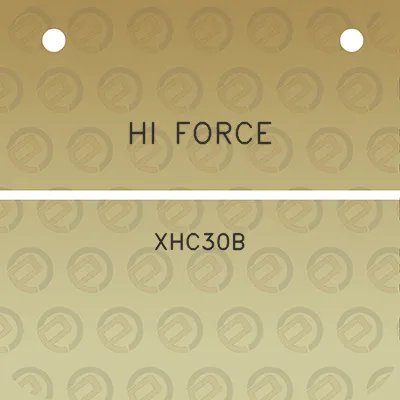 hi-force-xhc30b