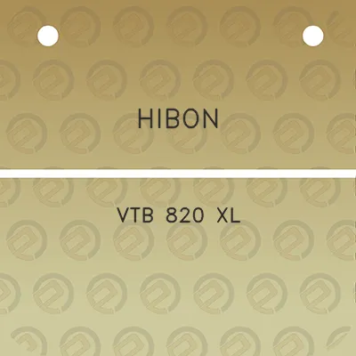 hibon-vtb-820-xl