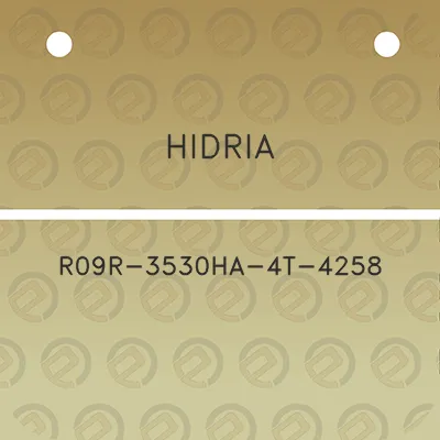 hidria-r09r-3530ha-4t-4258