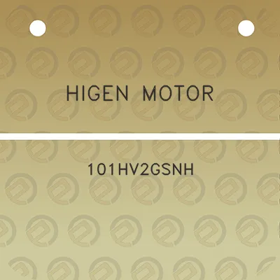 higen-motor-101hv2gsnh