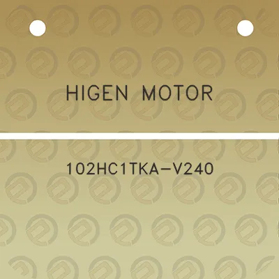 higen-motor-102hc1tka-v240