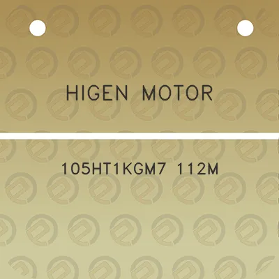 higen-motor-105ht1kgm7-112m