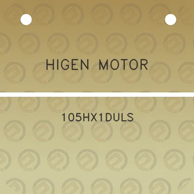 higen-motor-105hx1duls