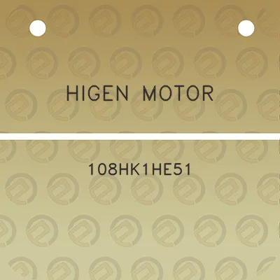 higen-motor-108hk1he51