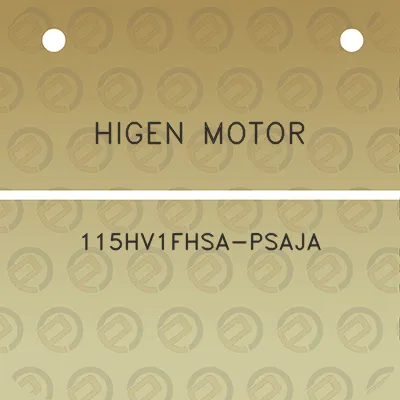 higen-motor-115hv1fhsa-psaja