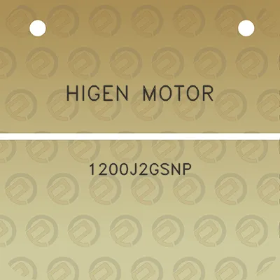 higen-motor-1200j2gsnp