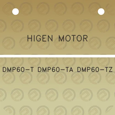 higen-motor-dmp60-t-dmp60-ta-dmp60-tz