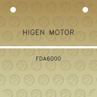 higen-motor-fda6000