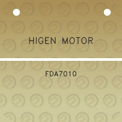 higen-motor-fda7010