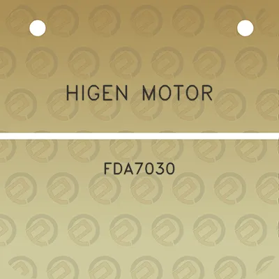 higen-motor-fda7030