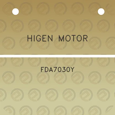 higen-motor-fda7030y