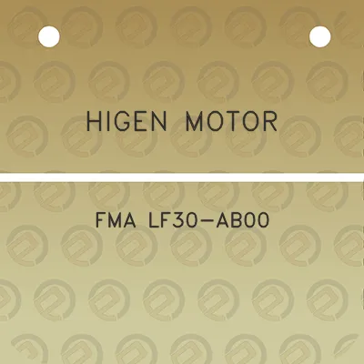 higen-motor-fma-lf30-ab00